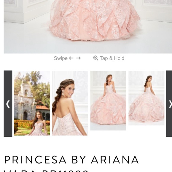 Royal blue Quince dress Ariana Vara - Picture 5 of 6